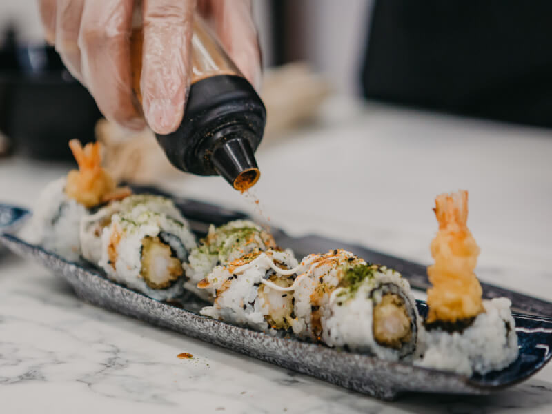 Sushi making class